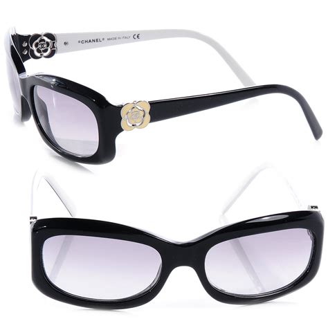 CHANEL Camellia CC Petit Sunglasses 5127 Black